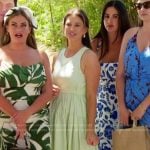 Nia’s green cotton dress on The Valley
