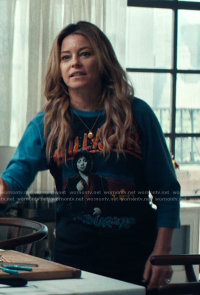 Nicky's Billy Joel graphic tee on The Better Sister