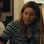 Nicky’s stripe polo on The Better Sister