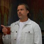 Nick’s grey overshirt on The Young and the Restless
