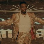 Pastor Ezekiel’s floral blazer and pants on The Chi