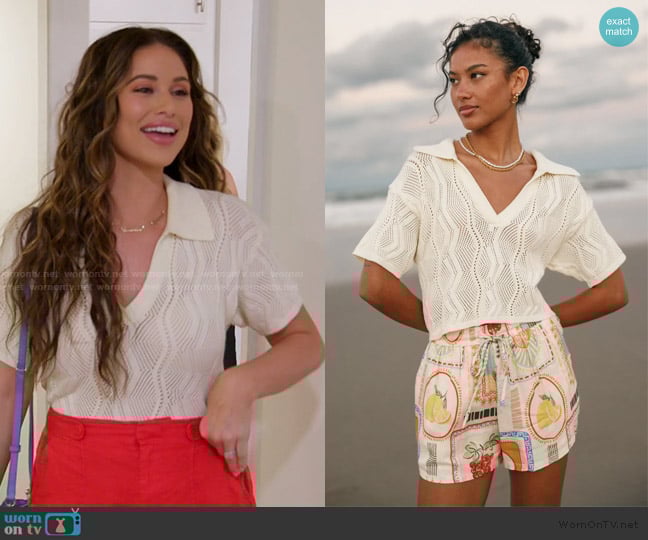 Petal & Pup Ele Knit Top worn by Nia Booko on The Valley