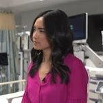 Emilie’s pink v-neck blouse on Today