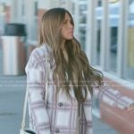 Jessi’s plaid coat on The Secret Lives of Mormon Wives