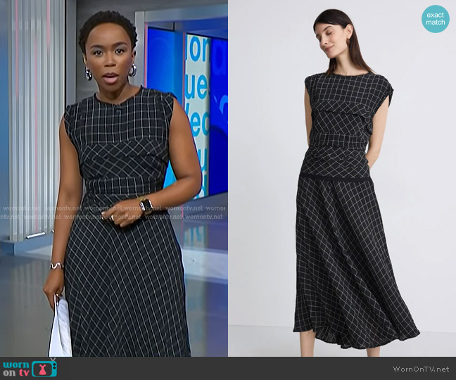 Rachel Comey Philo Dress worn by Zinhle Essamuah on NBC News Daily