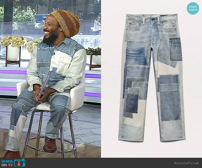 Rag & Bone Miramar Canvas Fit 4 Pants worn by Ziggy Marley on Today