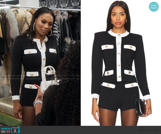 Retrofete Calla Jacket worn by Angela Oakley on The Real Housewives of Atlanta