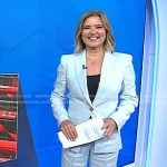Christine’s light blue blazer and pants on Today