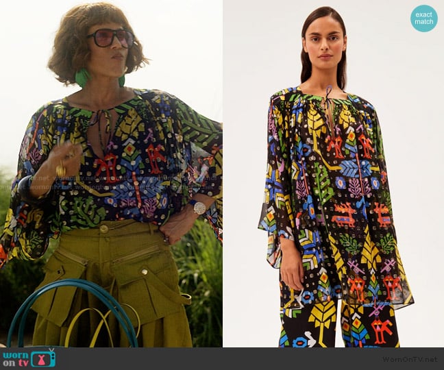 Rianna + Nina Kilimi Blouse Athina worn by Lisa Todd Wexley (Nicole Ari Parker) on And Just Like That