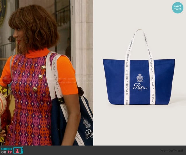 Ritz Paris Tote Bag worn by Lisa Todd Wexley (Nicole Ari Parker) on And Just Like That