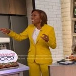 Robin's yellow blazer on Good Morning America