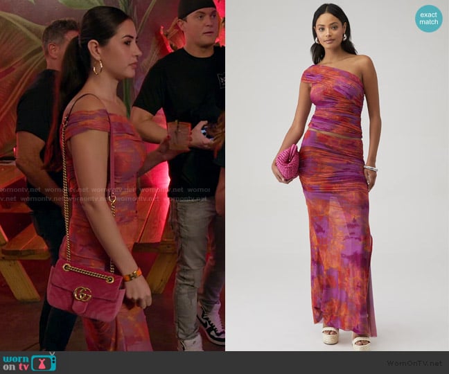 Ronny Kobo Verna Top worn by Michelle Saniei on The Valley