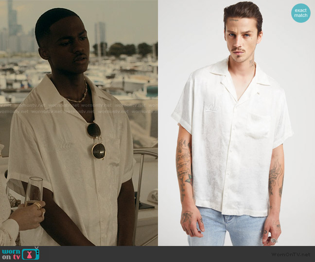 RTA George Short Sleeve Shirt worn by Bakari (Ahmad Nicholas Ferguson) on The Chi