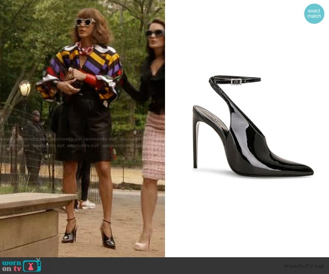 Saint Laurent Kendall 110 Pump worn by Lisa Todd Wexley (Nicole Ari Parker) on And Just Like That