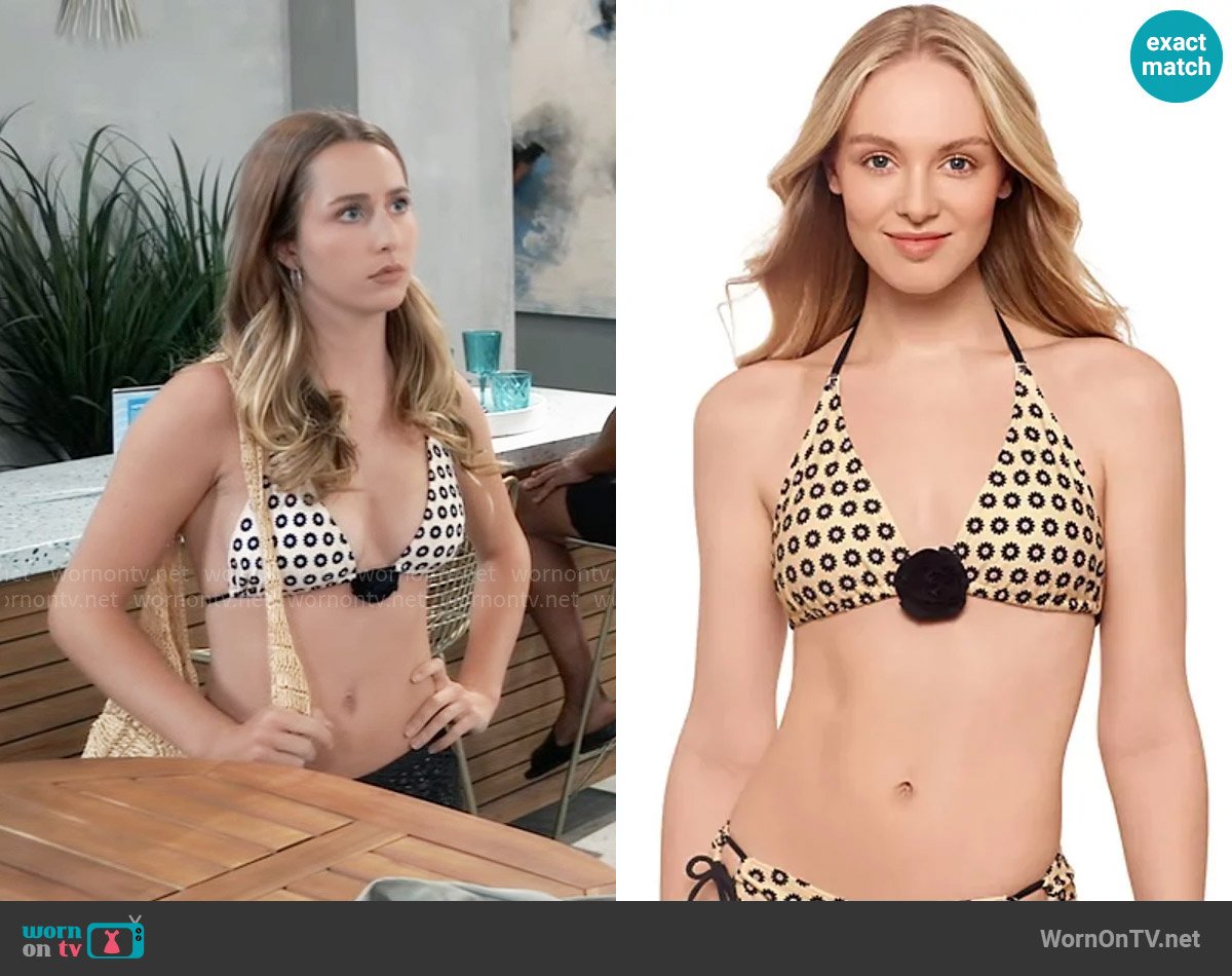 Salt + Cove Rosette Convertible Bikini Top