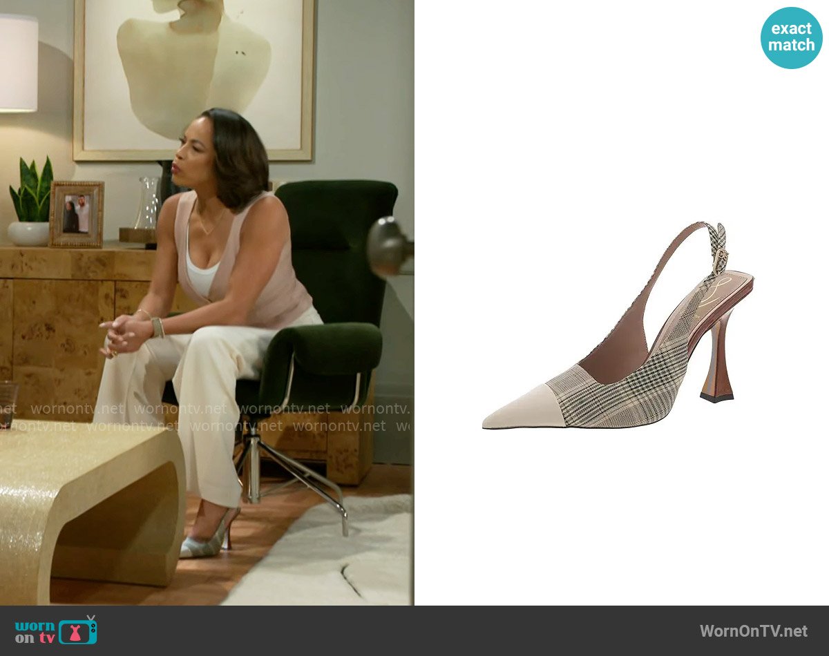 Sam Edelman Odette Pump worn by Nicole Dupree Richardson (Daphnee Duplaix) on Beyond the Gates