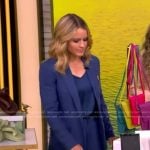 Sara’s blue blazer and pants on The View