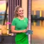 Sara’s green wrap skirt on The View