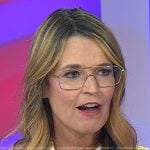 Savannah’s gold frame glasses on Today