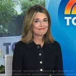 Savannah’s black polo dress on Today