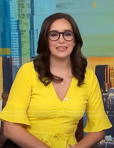 Savannah's yellow tie front top on NBC News Daily