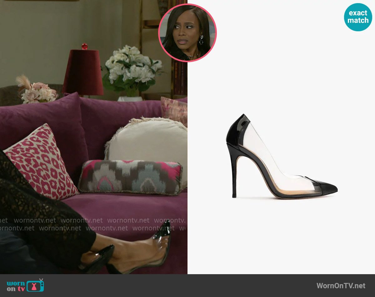 Schutz Cendi Pumps worn by Hayley Lawson (Marquita Goings) on Beyond the Gates