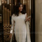 Seema’s white fringe dress on And Just Like That