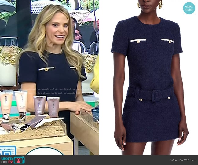 Self Portrait Boucle Mini Dress worn by Dr. Marnie Nussbaum on Today