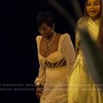 Shamea’s white bustier dress on The Real Housewives of Atlanta