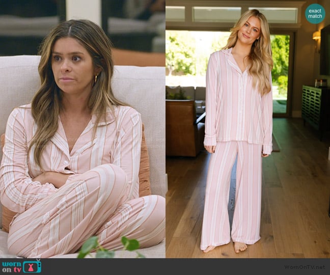 Goosebumps Lover Girl Pajama Set worn by Taylor Frankie Paul on The Secret Lives of Mormon Wives
