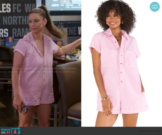 Show Me Your Mumu Range Romper worn by Nia Booko on The Valley