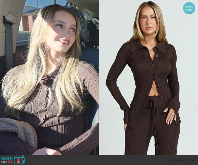 ShowPo Kelsey Top worn by Mikayla Matthews on The Secret Lives of Mormon Wives