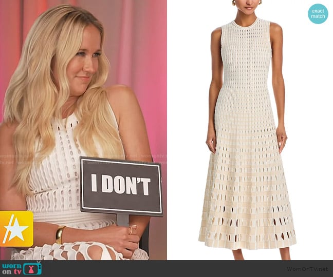 Simkhai Zyla Knit Maxi Dress worn by Anna Camp on Access Hollywood