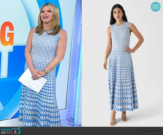 Simkhai Zelma Maxi Dress worn by Jenna Bush Hager on Today