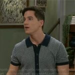 Smitty’s houndstooth knit shirt on Beyond the Gates