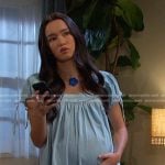 Sophia’s chambray top on Days of our Lives