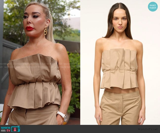 Staud Dover Top worn by Marysol Patton (Marysol Patton) on The Real Housewives of Miami