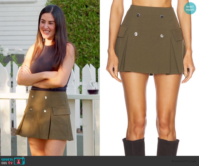 Staud Division Skirt worn by Michelle Saniei on The Valley