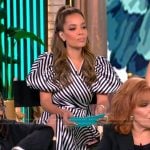 Sunny’s stripe tie front dress on The View