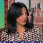 Dr. Tara Narula’s geometric print jumpsuit on Good Morning America