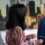 Dr. Tara Narula’s pink zebra print dress on Good Morning America
