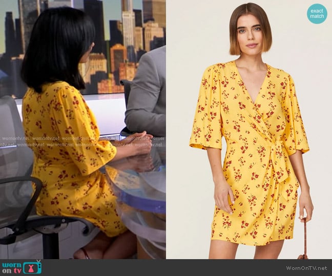 Thakoon Collective Floral Wrap Dress worn by Dr. Tara Narula on Good Morning America