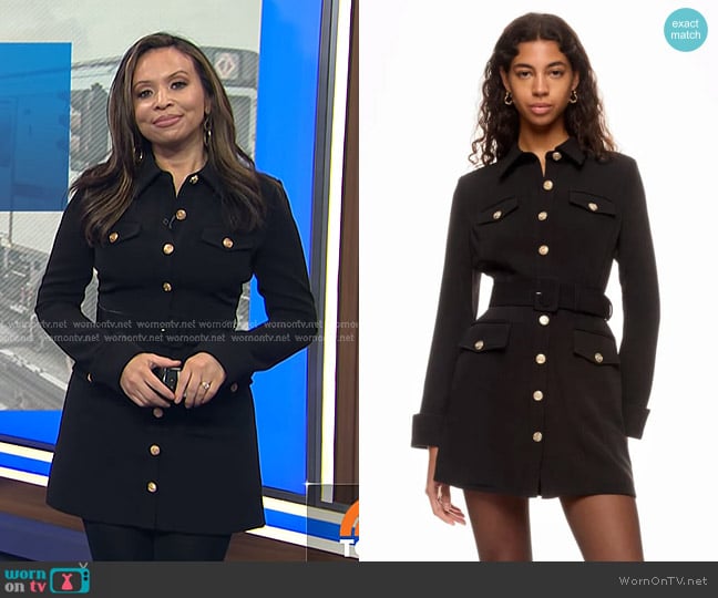 Toccin Valerie Long Sleeve Dress worn by Adelle Caballero on Today