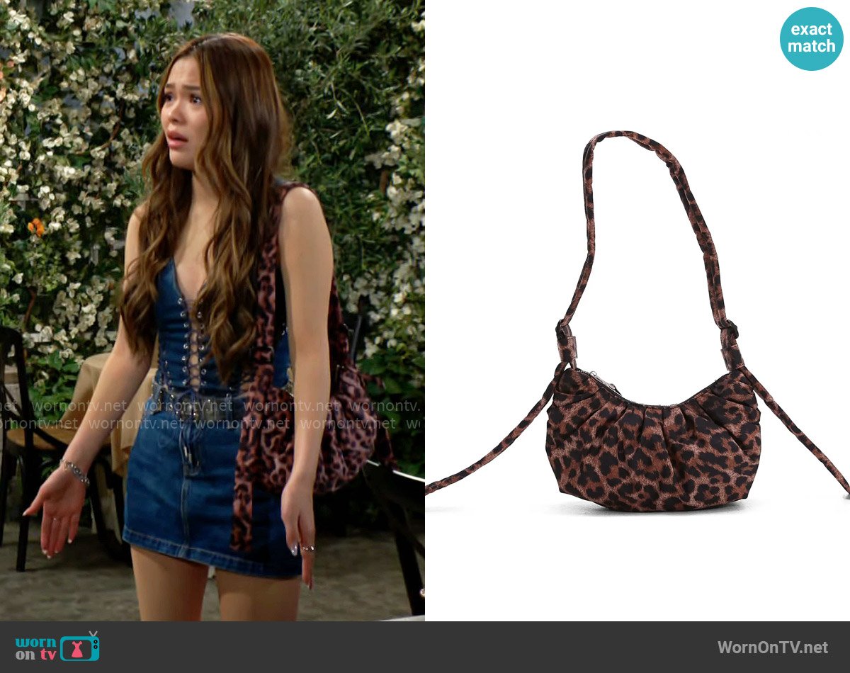 Topshop Cian Bag worn by Luna (Lisa Yamada) on The Bold and the Beautiful