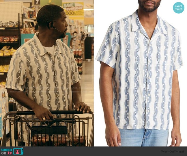 Treasure and Bond Cable Embroidered Shirt worn by Darnell (Rolando Boyce) on The Chi