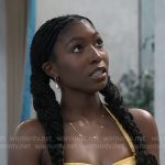 Trina’s orange bikini on General Hospital