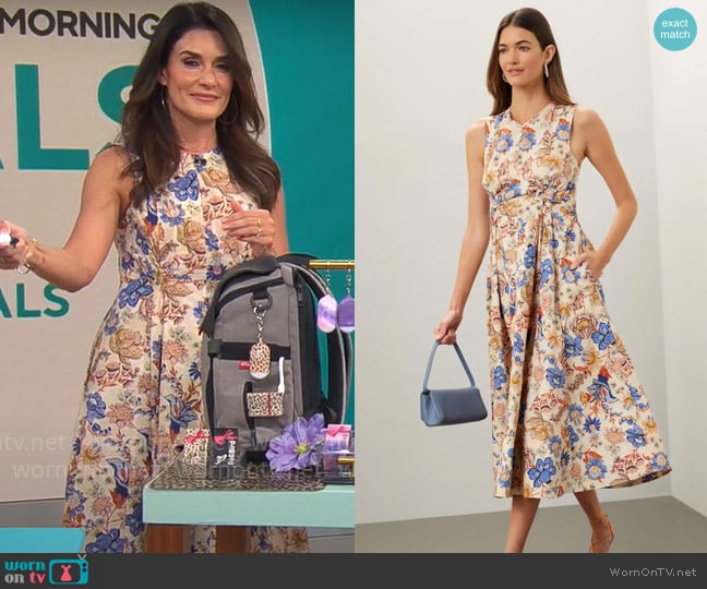 Ulla Johnson Kaiya Dress worn by Adriane Kiss on CBS Mornings