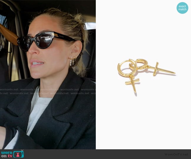Uncommon James Cross Vermeil Huggies worn by Kristin Cavallari on Honestly Cavallari The Headline Tour
