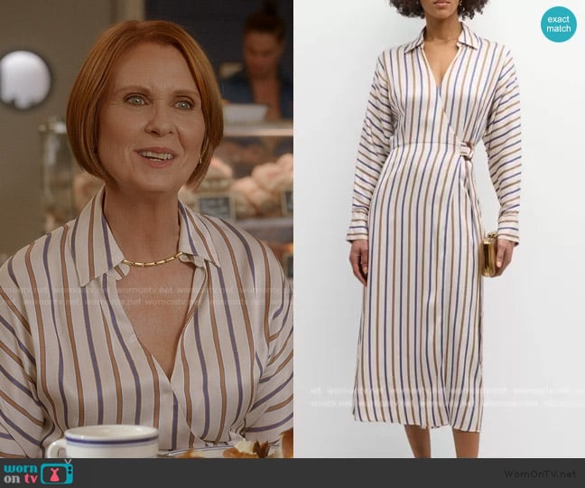 Veronica Beard Noor Dress worn by Miranda Hobbs (Cynthia Nixon) on And Just Like That