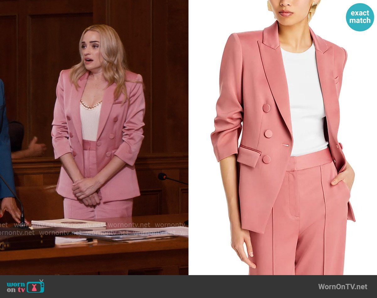 Veronica Beard Tomi Dickey Jacket worn by Georgia Miller (Brianne Howey) on Ginny & Georgia